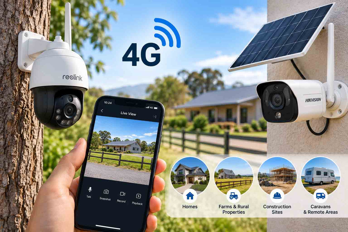 4G Security Cameras in Australia: No Wi-Fi, No Power Point, No Problem