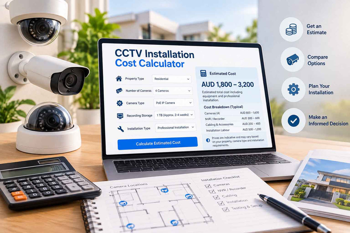 CCTV Installation Cost Calculator: Estimate Your Australian Security Camera System Price