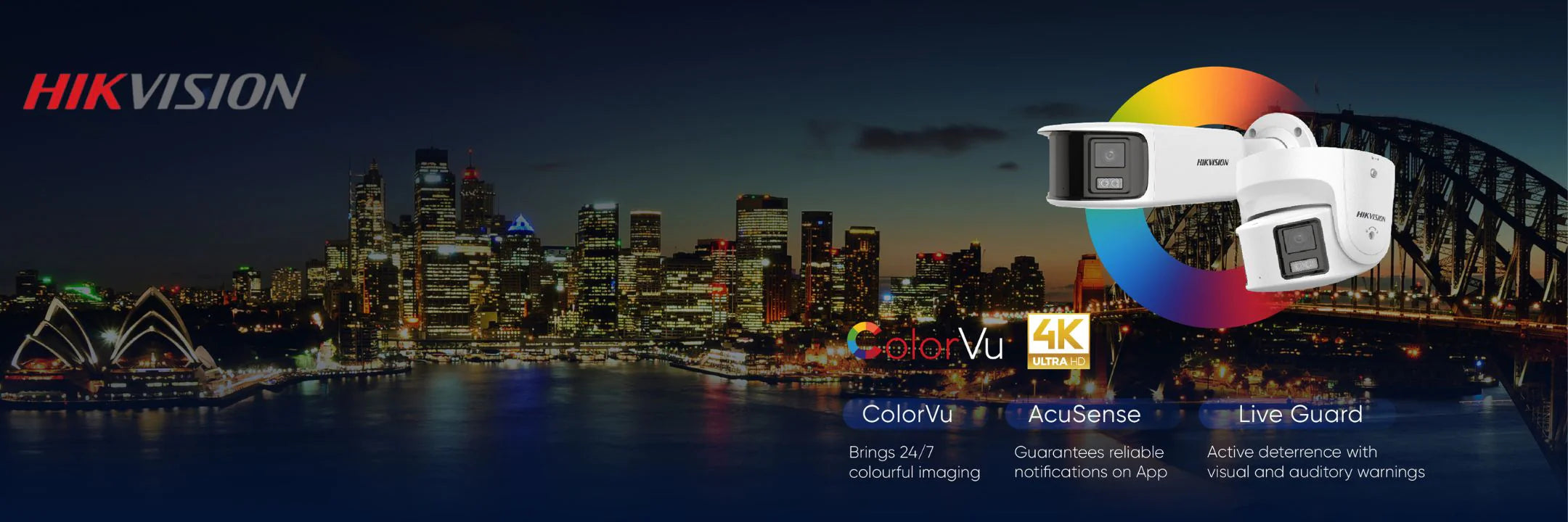 Elevate Your Security with the Hikvision 8MP  2CD2387GPSL4 Outdoor ColorVu Panoramic Turret Camera