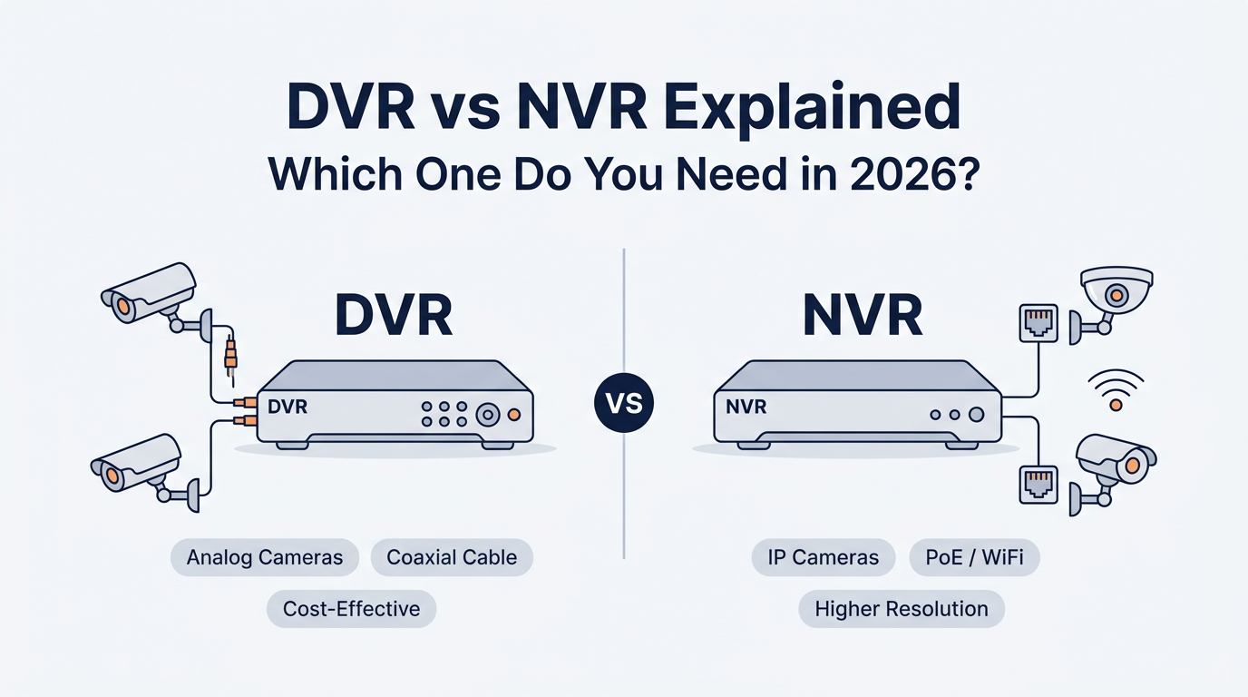 DVR vs NVR Explained: Which One Do You Need in 2026?