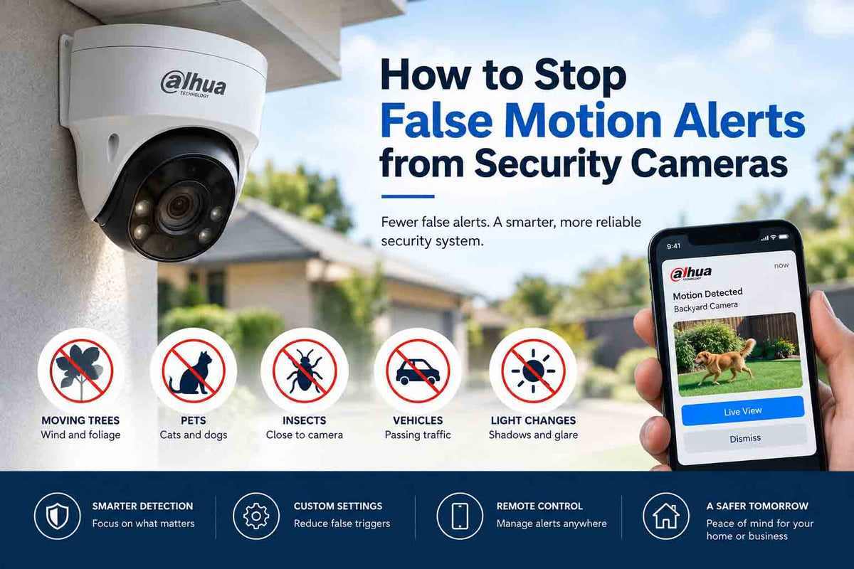 How to Stop False Motion Alerts from Security Cameras