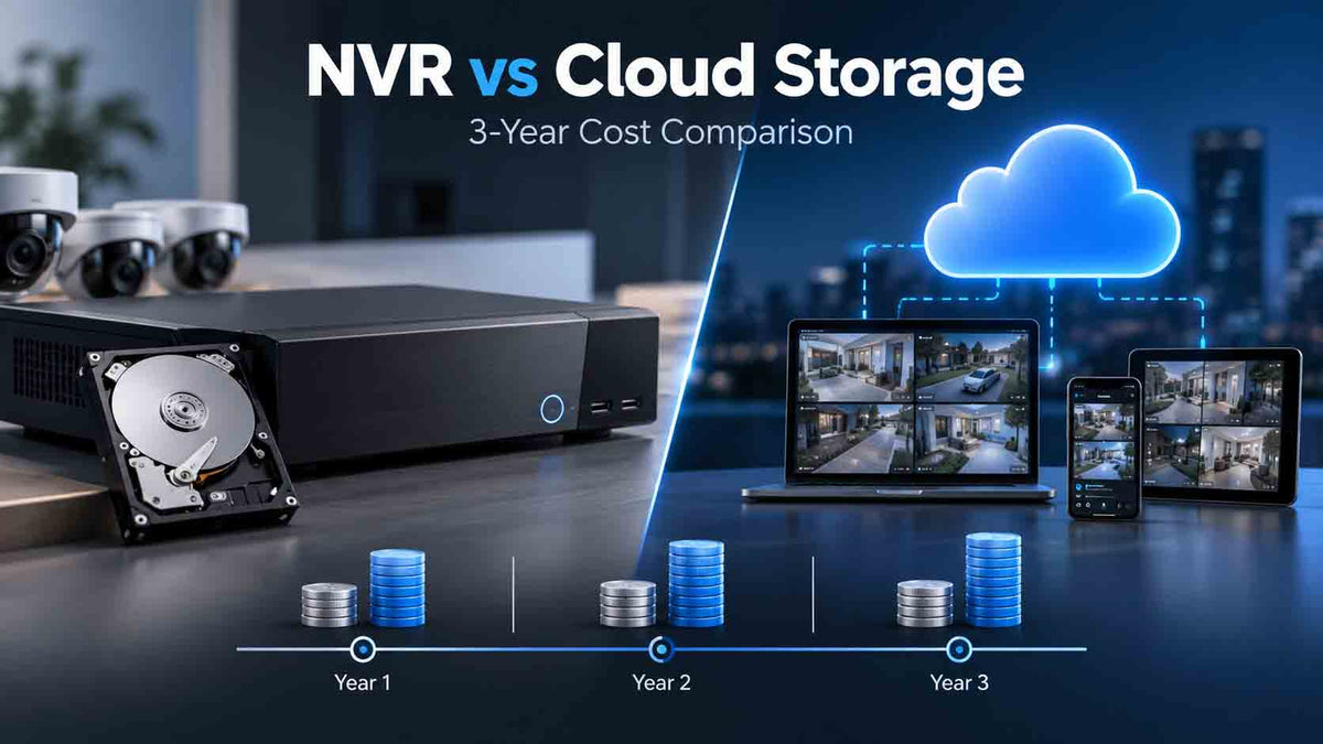NVR vs Cloud Storage: Which CCTV Storage Option Costs Less Over 3 Years?