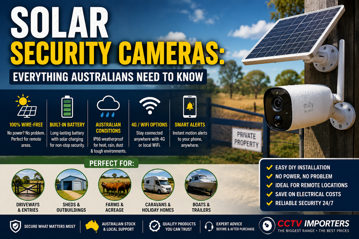 Solar Security Cameras: Everything Australians Need to Know