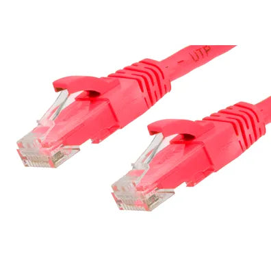 4Cabling 7m RJ45 CAT6 Ethernet Network Cable | Red, High-Speed Gigabit Patch Lead