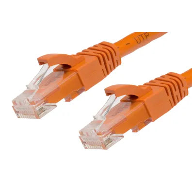 4Cabling 20m RJ45 CAT6 Ethernet Network Cable – Orange | High-Speed Gigabit Patch Lead | SKU 004.002.5022