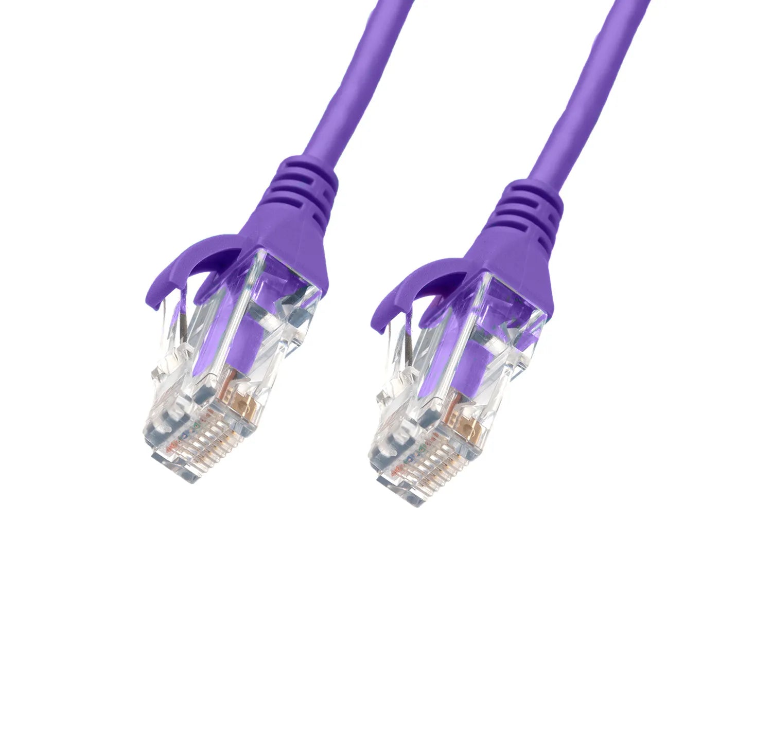 5m CAT6 Ultra Thin LSZH Ethernet Network Cable – Purple | 28AWG | High-Density | 10GbE | SAA Certified | 100% Copper