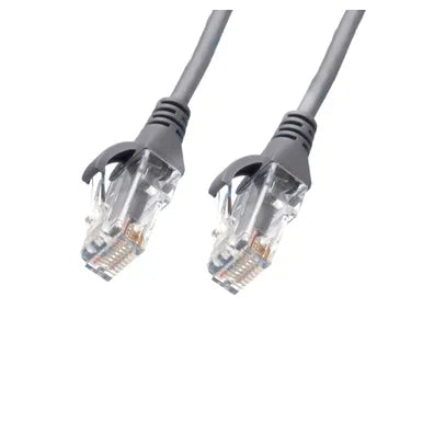 4Cabling 0.75m CAT6 Ultra-Thin LSZH Ethernet Cable – Grey, 28AWG, 100% Copper, RJ45-RJ45, AS/CA S008 Certified
