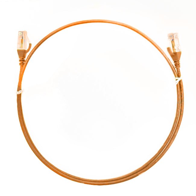 4m CAT6 Ultra Thin LSZH Ethernet Network Cable | Orange