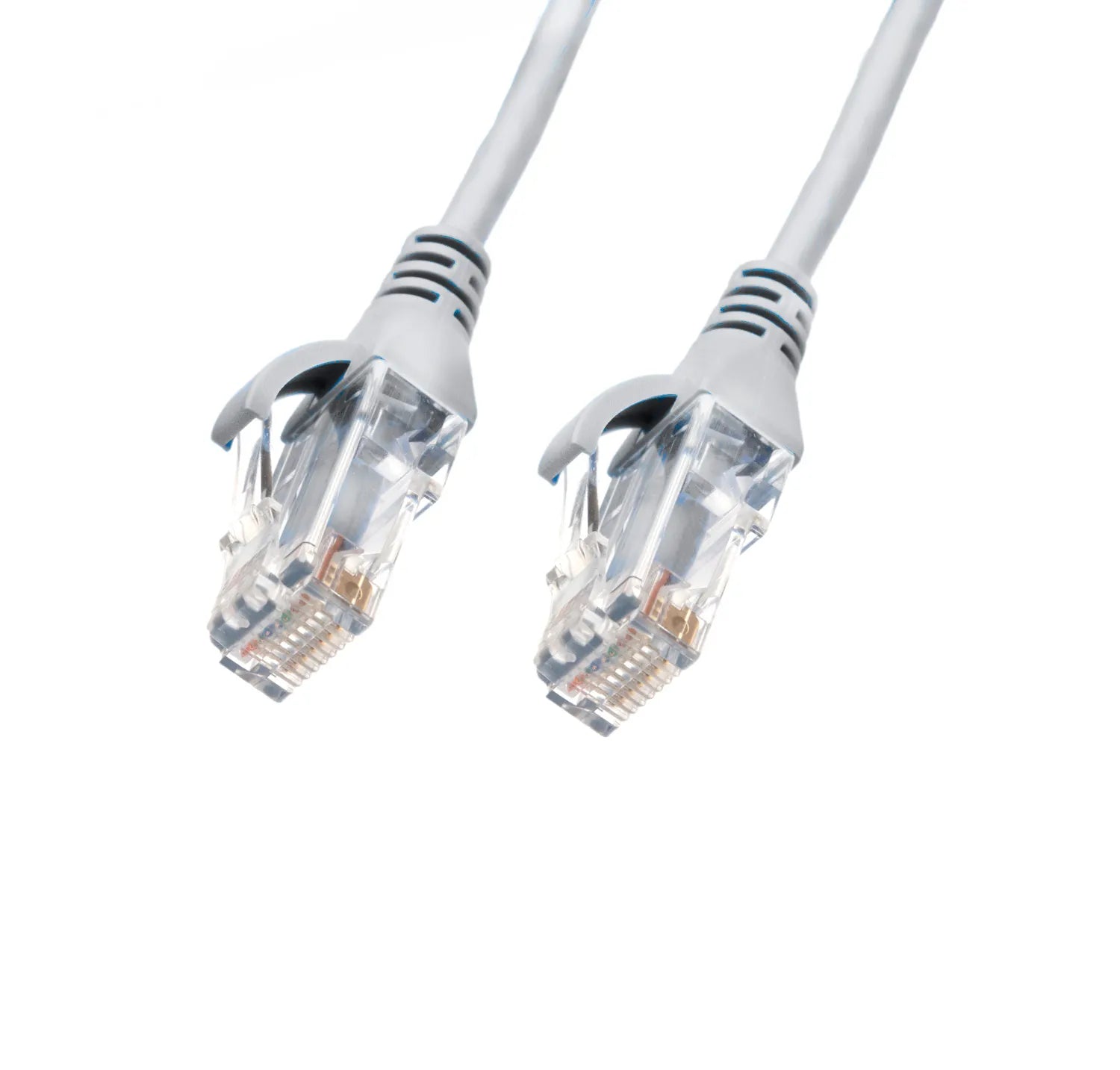 2.5m CAT6 Ultra Thin LSZH Ethernet Network Cable | White | High-Density | 10GbE | 100% Copper | RCM Certified