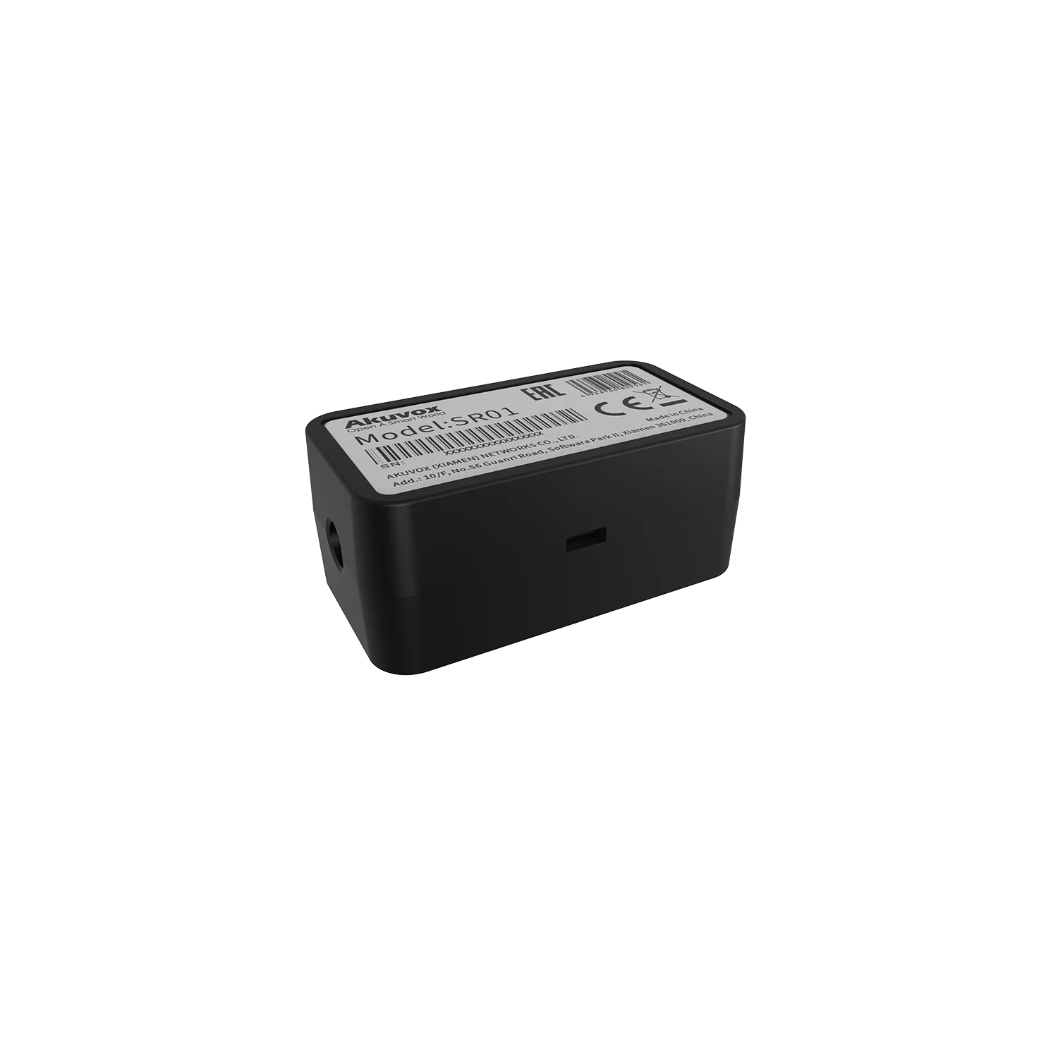 Akuvox SR01 Secure Door I/O Module – Compact Single-Door Controller, Encrypted Communication, Indoor Mounting