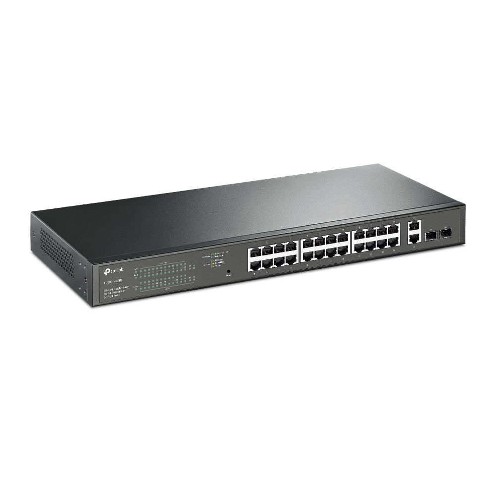 TP-Link TL-SG1428PE 28-Port Gigabit Easy Smart Switch with 24-Port PoE+ | 250W PoE Budget, Intelligent Power Management, Ideal for Surveillance
