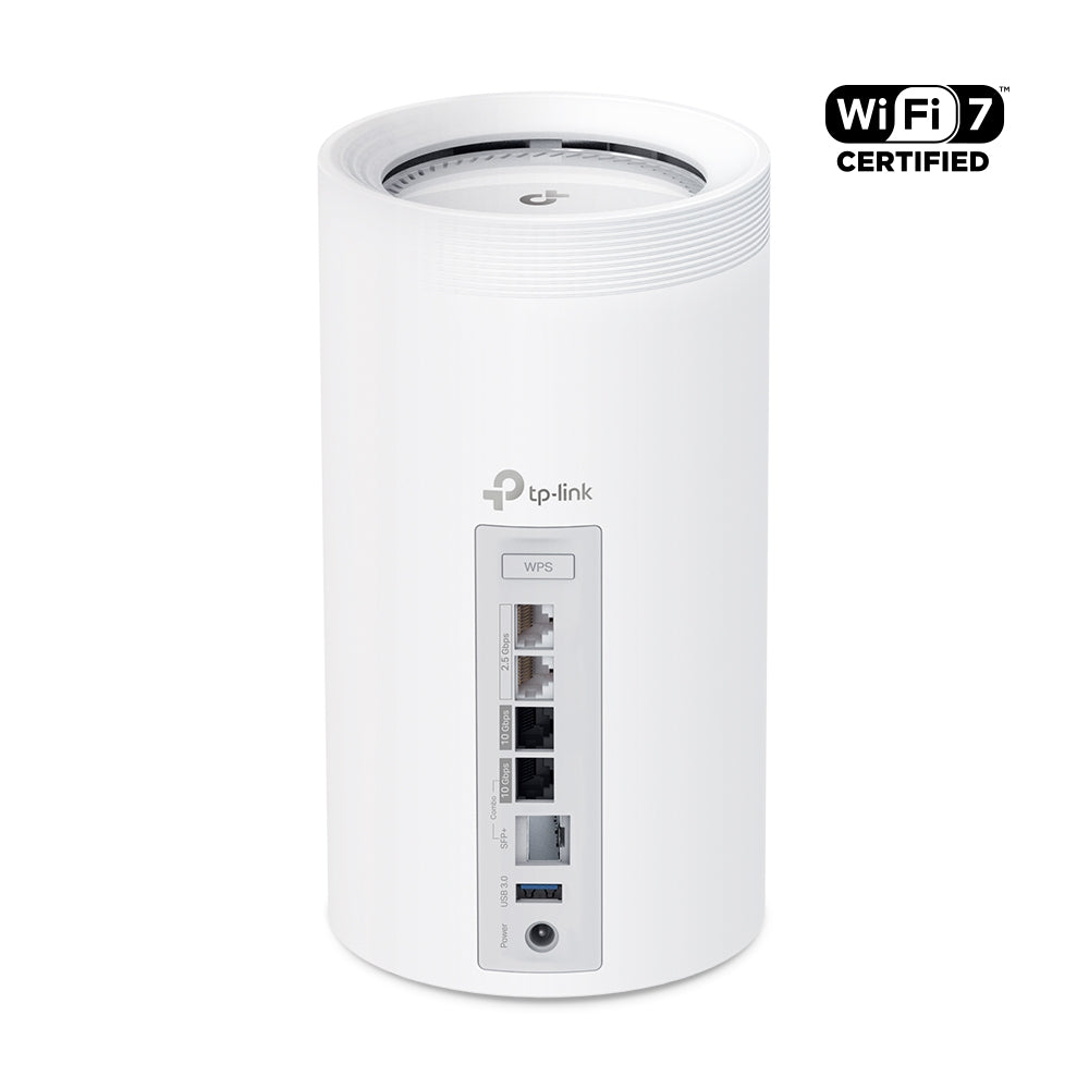 TP-Link Deco BE85 (3-Pack) BE22000 Tri-Band Whole Home Mesh Wi-Fi 7 System | 22Gbps, 10G Ports, MLO, 6GHz - CCTV Importers