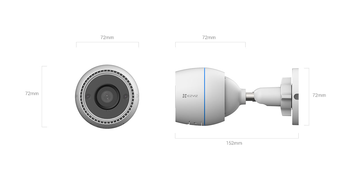 EZVIZ C3TN Wi-Fi Smart Home Camera – Advanced 1080p Surveillance with Night Vision and Weatherproof Design