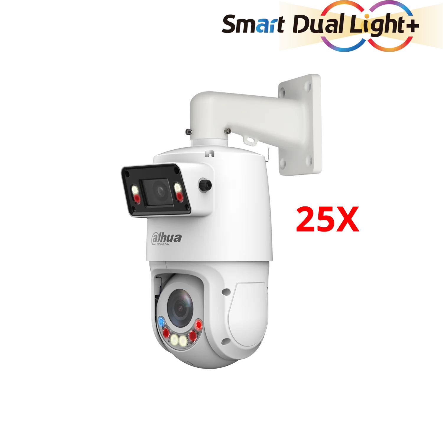 Dahua DH-SDT4E425-4F-GB-A-PV1 X-Spans 4MP+4MP 25x TiOC WizSense Network PTZ Camera