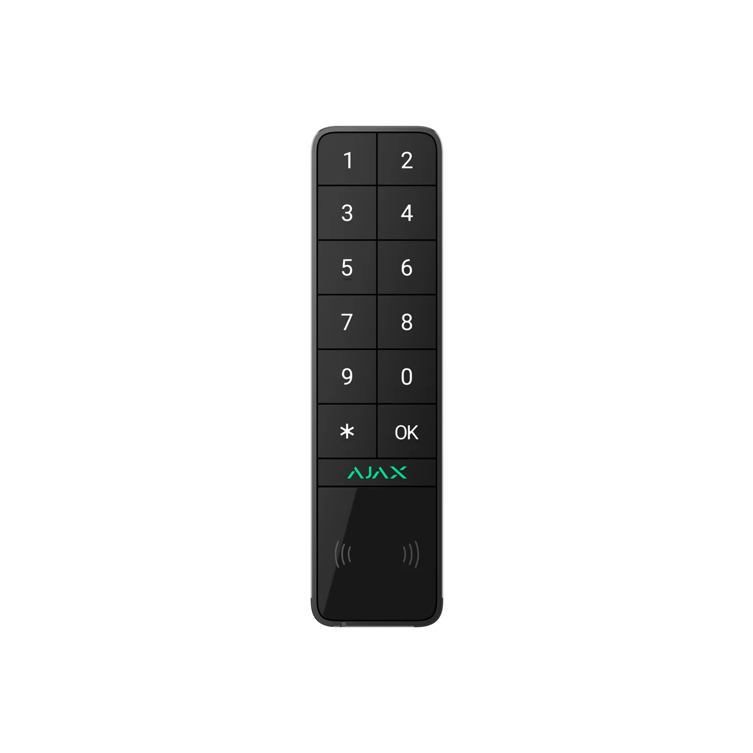 AJAX#99971 – AJAX KeyPad Outdoor Jeweller Black Wireless Access Control Keypad