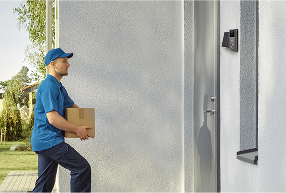 EZVIZ EP3x Pro battery-powered video doorbell with dual-lens security camera and smart detection features.