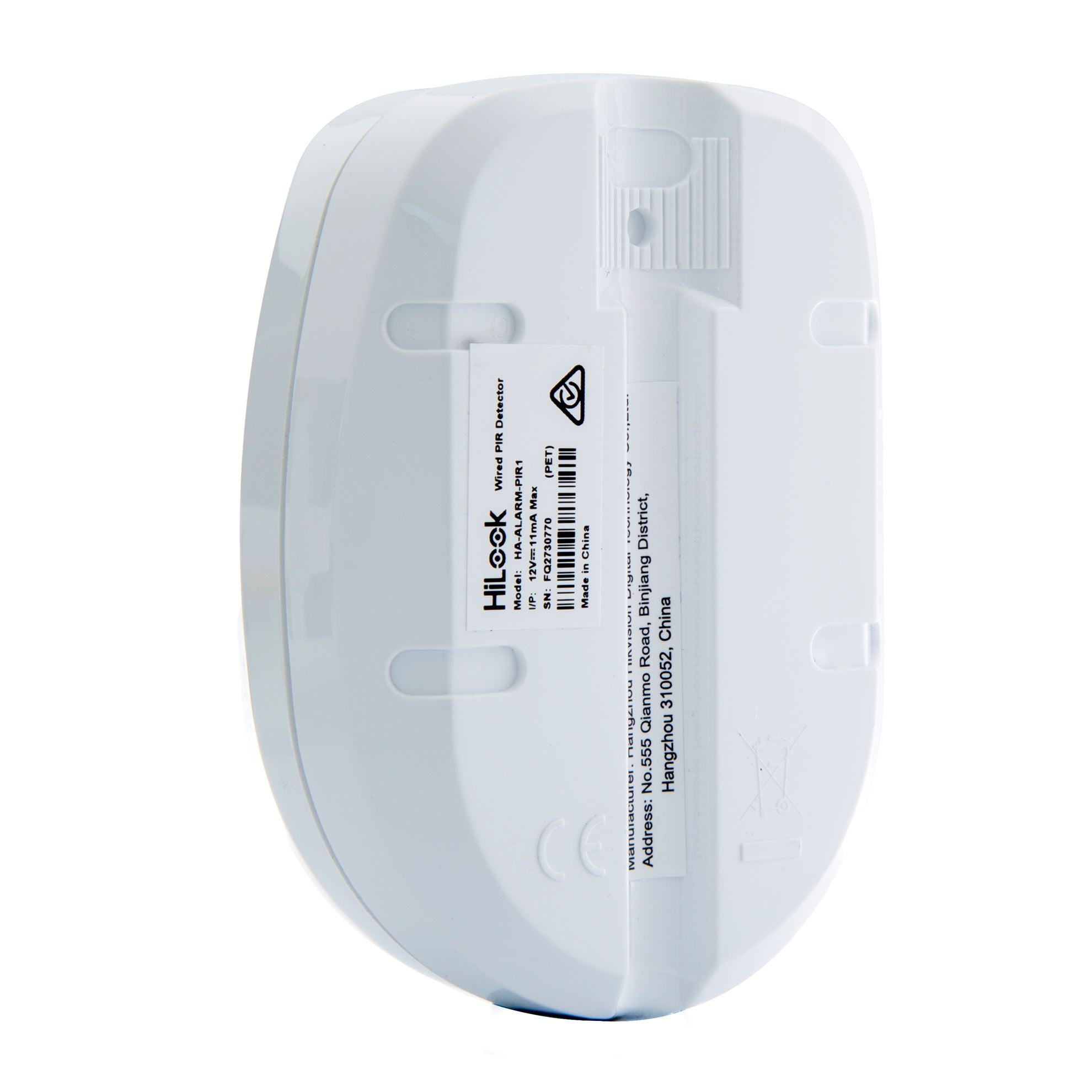 HiLook HA‑ALARM‑PIR1 Wired Indoor PIR Motion Detector – 18m Coverage, 3D Optics, Selectable EOL Resistors