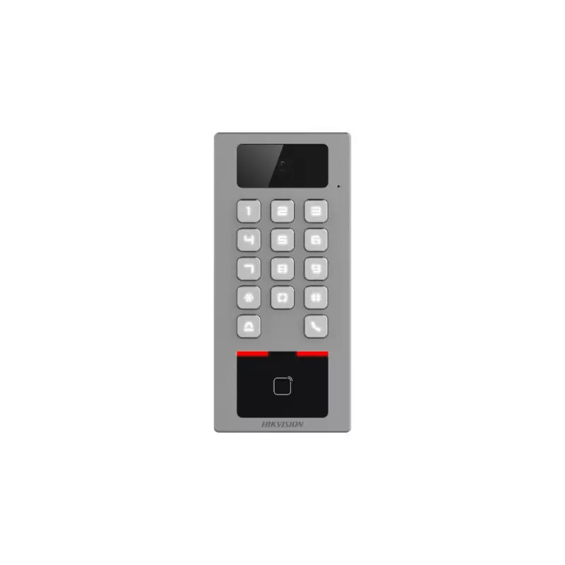 Hikvision DS-K1T502DBWX-C Apartment Door Station – Compact IP Video Access Terminal with Card Reader & Camera