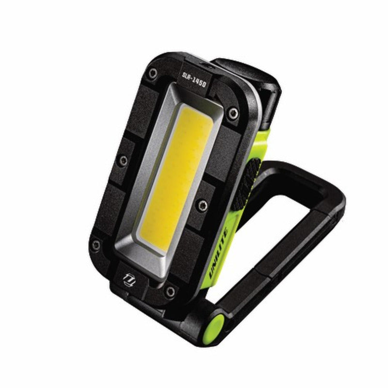 UNILITE-SLR-1450 Folding Rechargeable LED Work Light | 1450 Lumens, Magnetic Mount, IPX5 Rated
