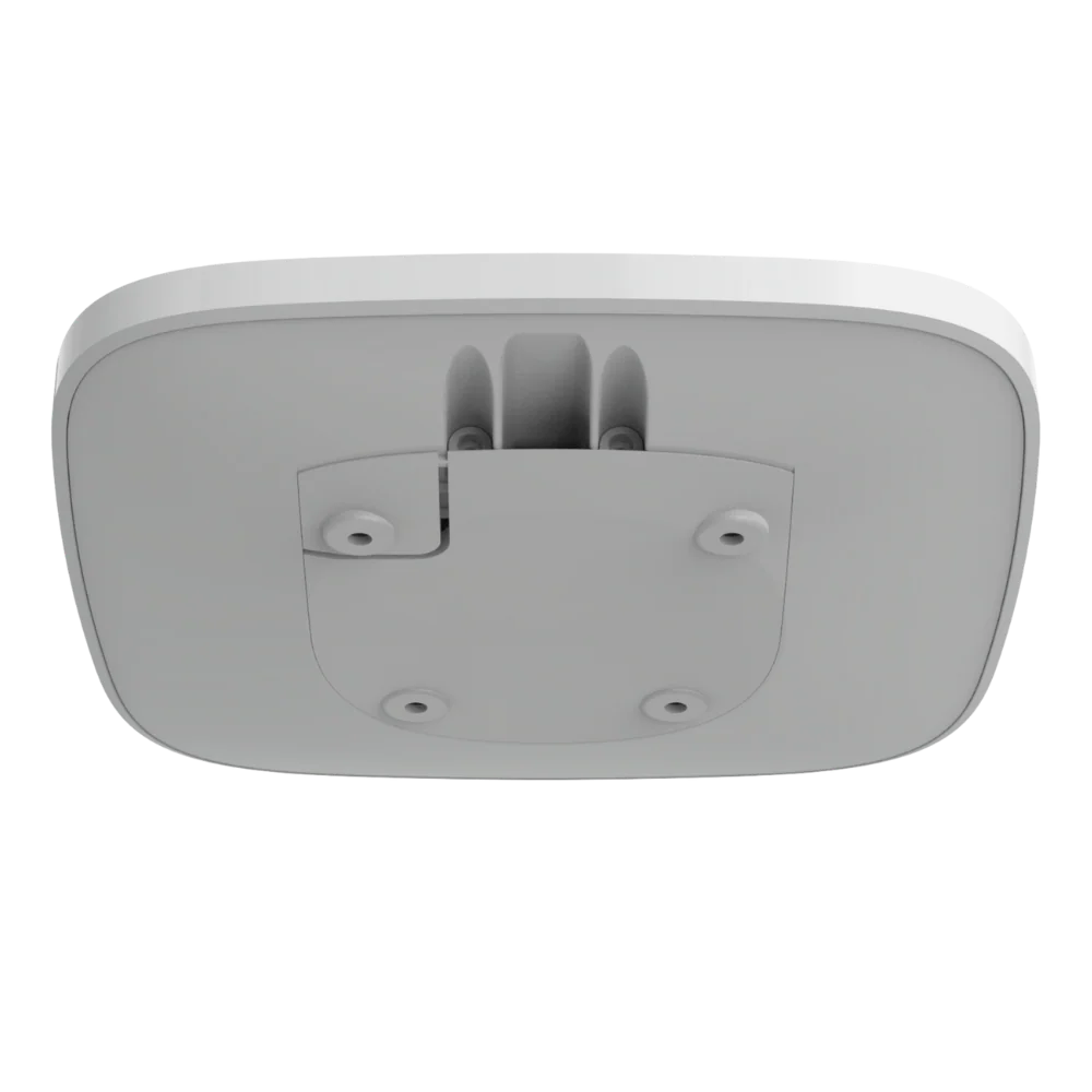 AJAX HUB 2 PLUS Jeweller White wireless security control panel with Wi-Fi, Ethernet, and LTE connectivity for alarm systems.