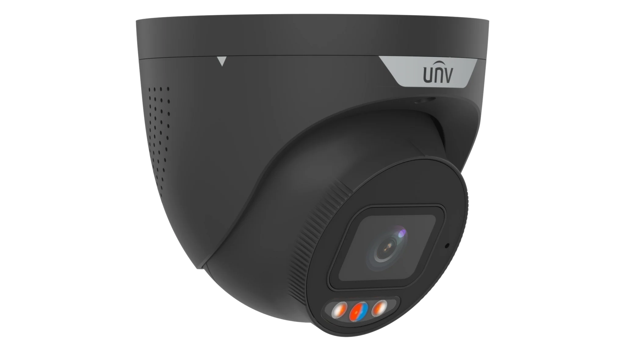 Uniview IPC3636SS-ADF28KMC-I1-BK 6MP Triguard Smart Eyeball Dome Camera with Audible and Visual Warning – Black, IP67, PoE - CCTV Importers