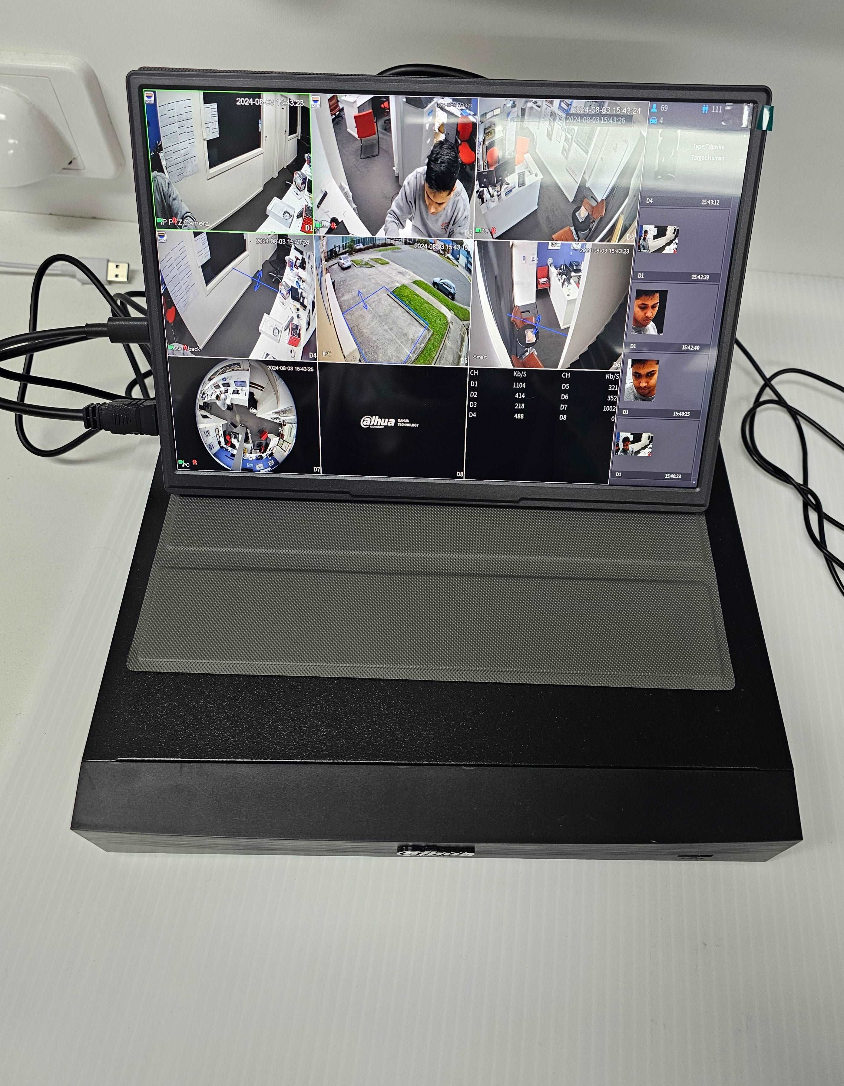 10.5 INCH PORTABLE MONITOR 4K for CCTV and Security Systems