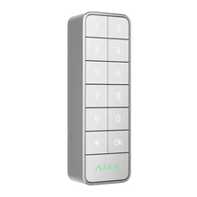 AJAX#117759 Ajax Superior KeyPad Outdoor Fibra Wired Outdoor Security Keypad with Pass, Tag, Smartphone & Code Authentication – White / Black / Graphite