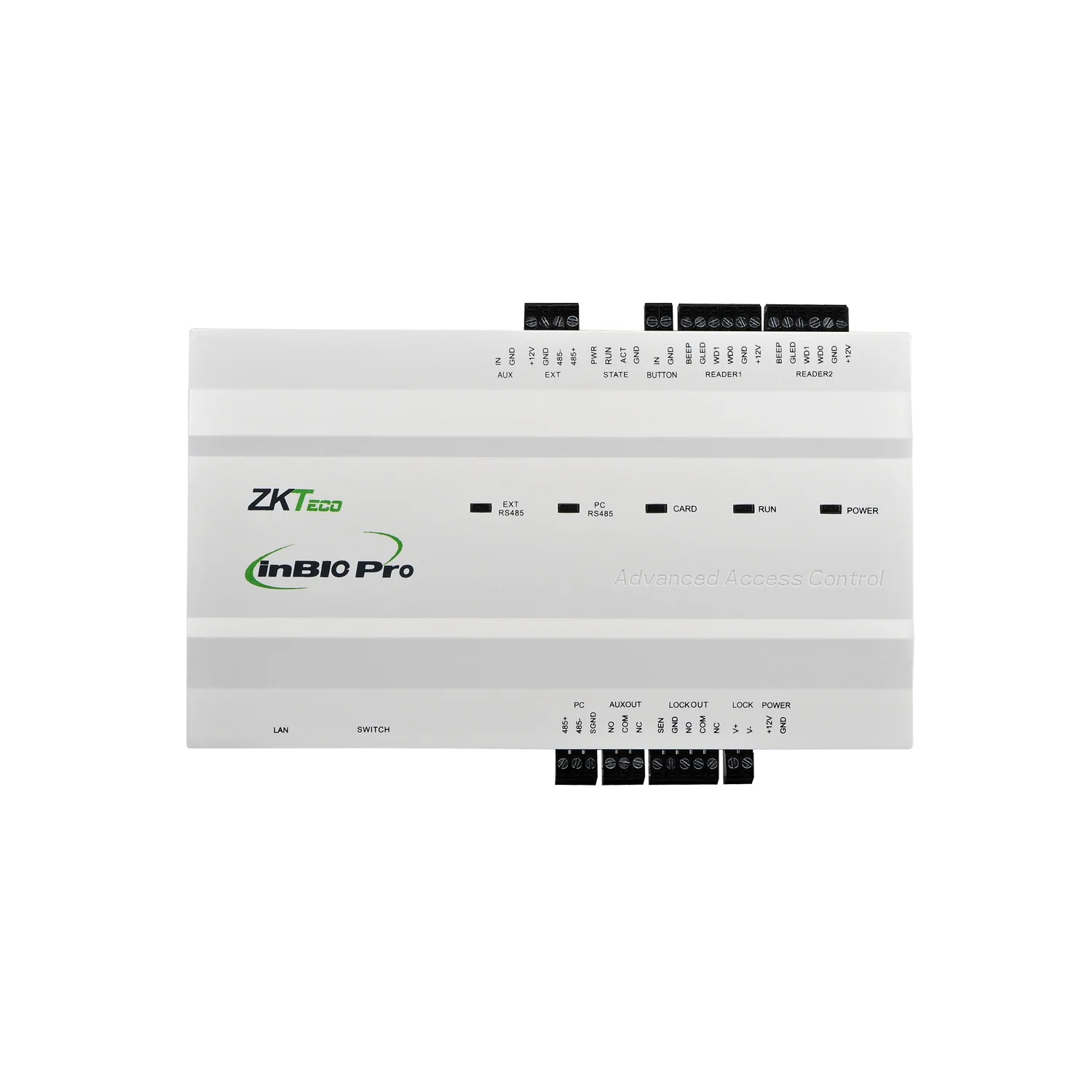 ZKTeco InBio‑160 Pro | 1‑Door IP Biometric Access Control Panel – 20,000 Fingerprint / 60,000 Cards / 100,000 Events