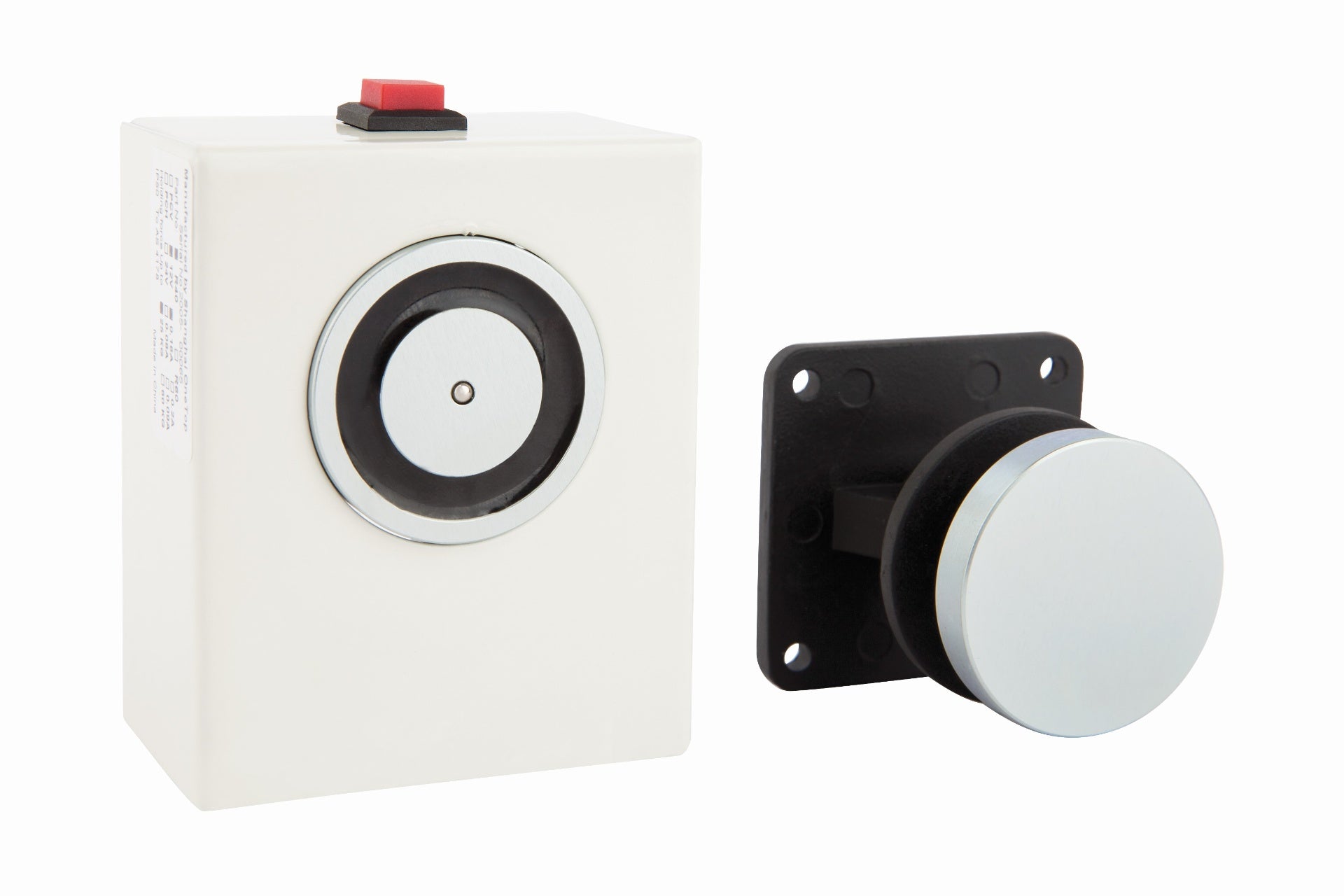 LOX R40-12 Door Hold Open Magnet – Wall Mounted, 12VDC