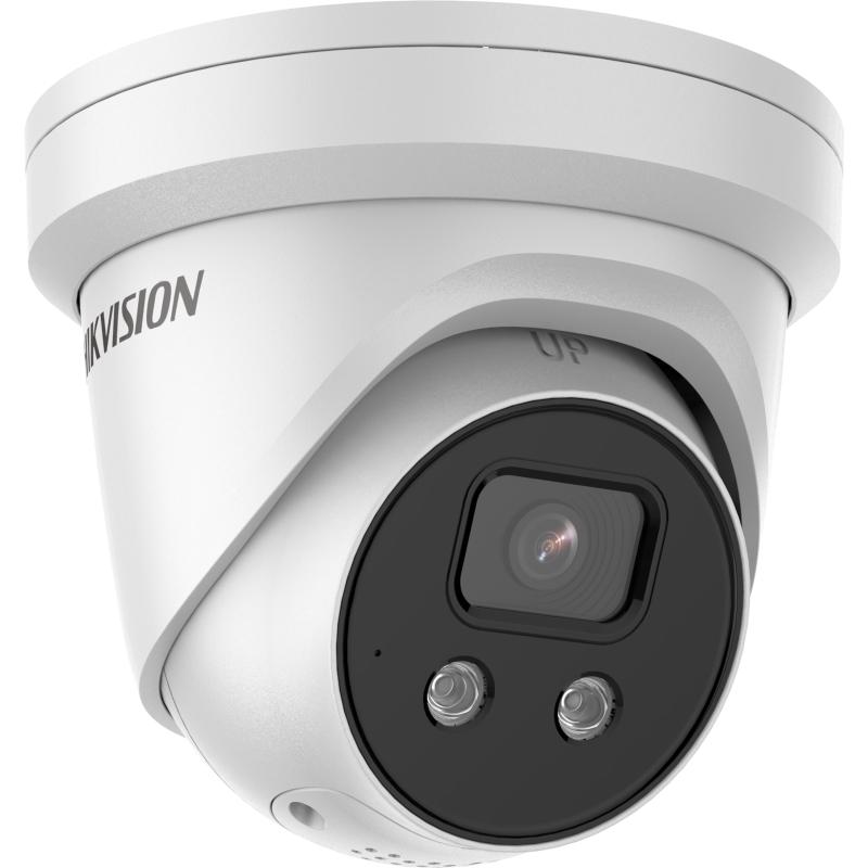 Hikvision Acusense DS-2CD2366G2-ISU/SL IP LIVEGUARD 6MP With Warning & Strobe Turret Network Camera 2.8mm