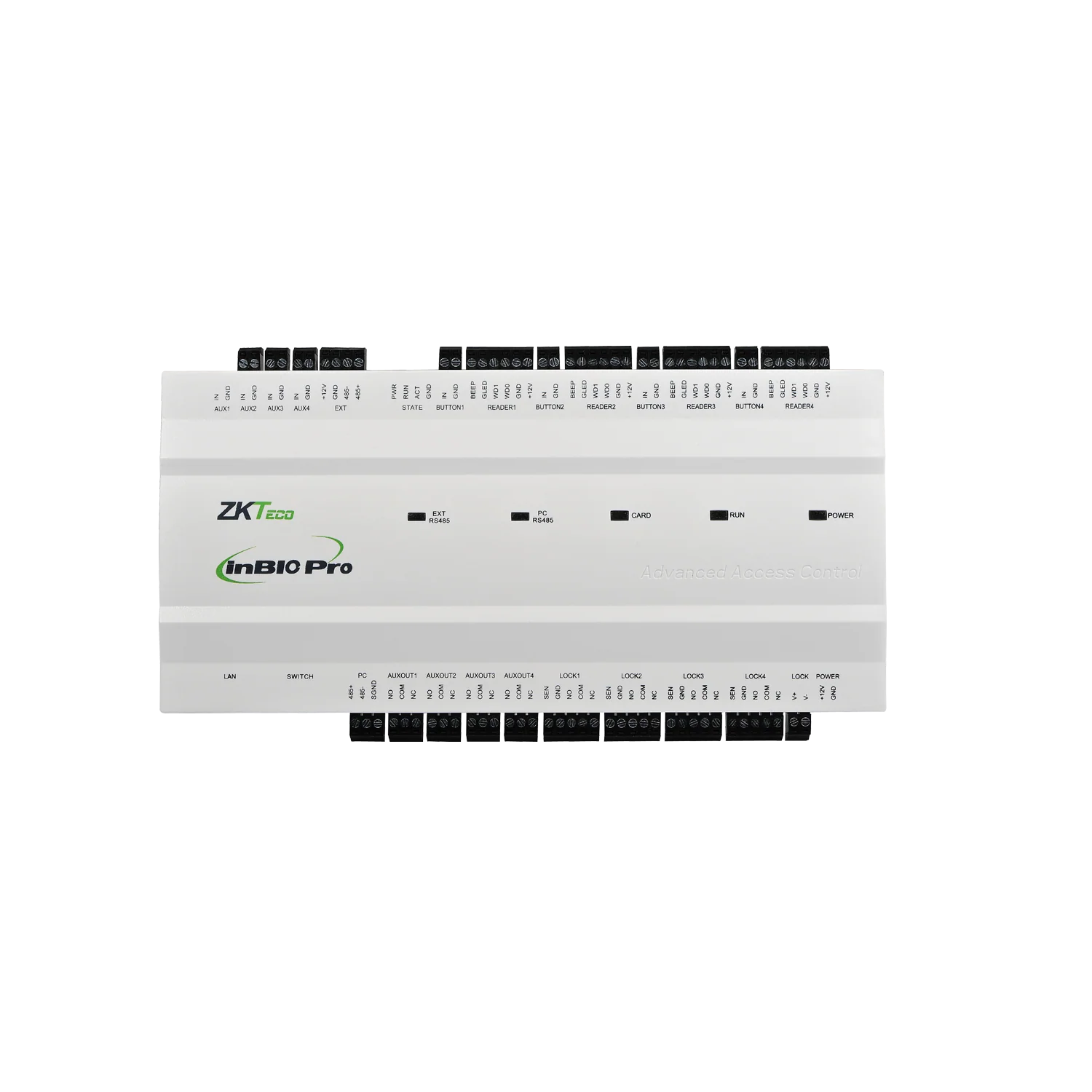 ZKTeco InBio‑460 Pro | 4‑Door IP Biometric Access Control Panel – 20,000 Fingerprints / 60,000 Cards / 100,000 Events
