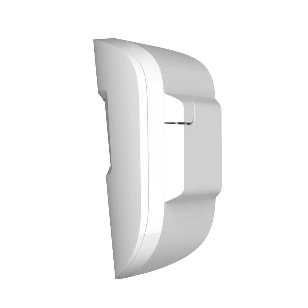 Ajax MotionCam Jeweller Wireless PIR motion detector in white or black, used as alarm part for security systems.