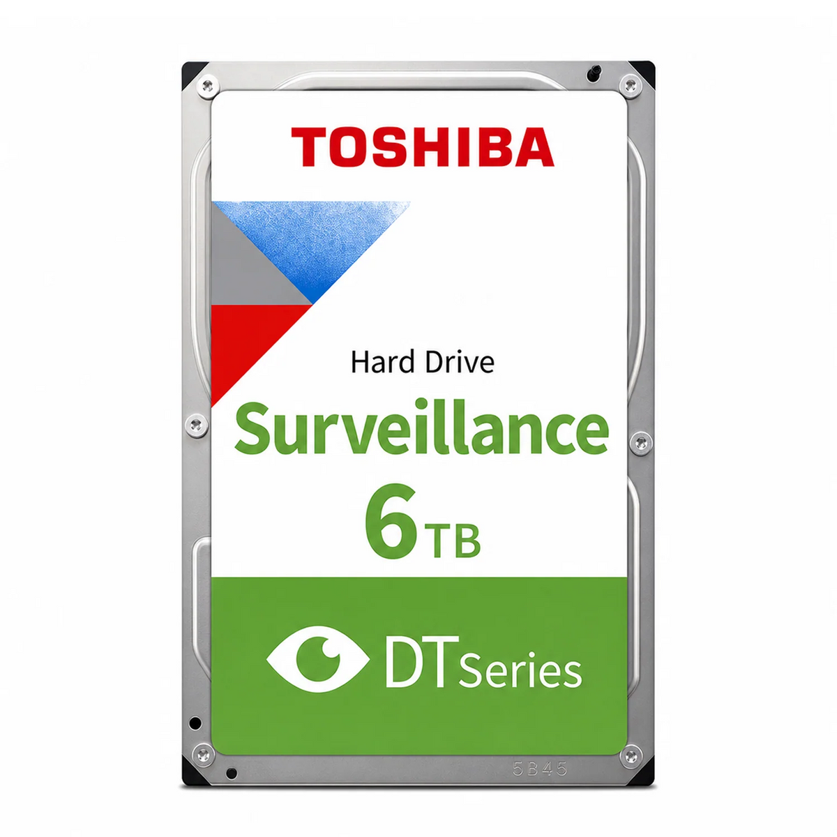 Toshiba DT02-VH 6TB Surveillance HDD – DT02ABA600VH | 3.5" SATA 6Gb/s, 5400RPM, 256MiB Cache, 24/7 NVR Storage
