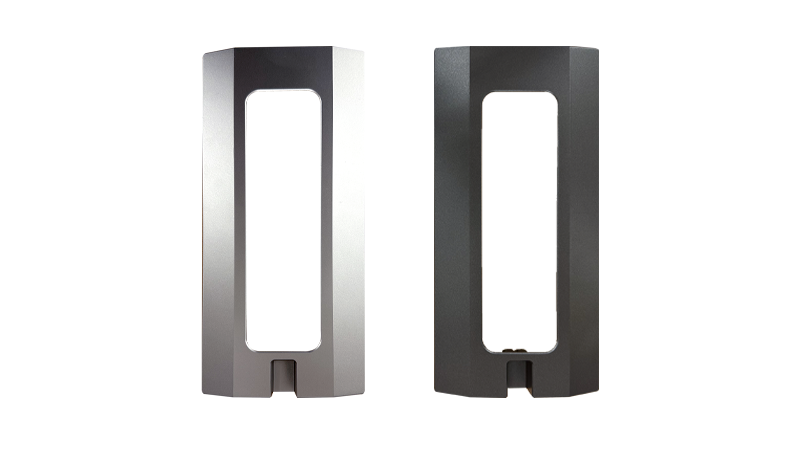 IDIS DA‑FM2100‑TITANIUM Flush Mount for IP Intercom (102 × 215 mm, Titanium color)