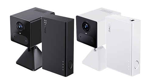EZVIZ CB2 4G Kit 2K Type-C smart home battery camera mounted outdoors with lens and weather-resistant design.