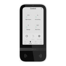 Ajax KeyPad TouchScreen Jeweller Wireless Keypad (White)- AJAX#58469 - CCTV Importers