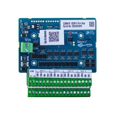 Gallagher SMB HBUS 8-Port Hub – Enhanced RS-485 Data Consolidation and Extension