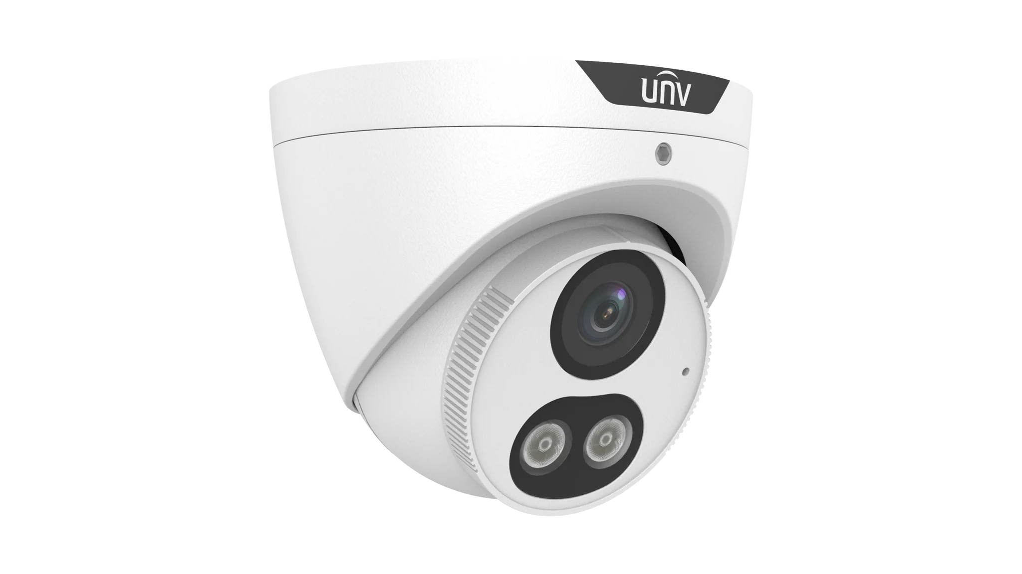 Uniview IPC3616LE-ADF28KM-DL 6MP Smart Dual-Light Turret IP Camera with 30m IR, Warm Light, PoE & Human/Vehicle Detection