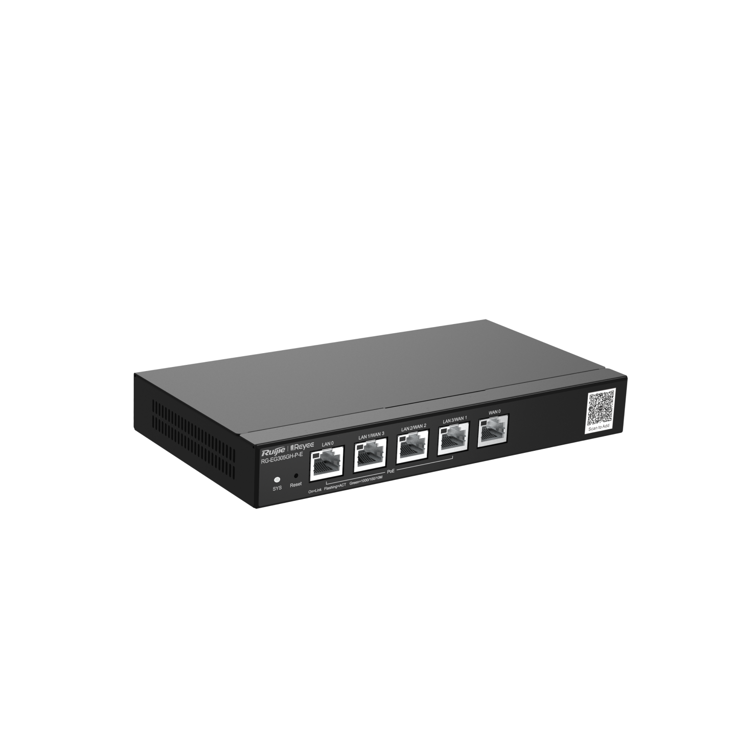 Ruijie RG-EG305GH-P-E, Reyee 5-Port High Performance Cloud Managed PoE Office Router