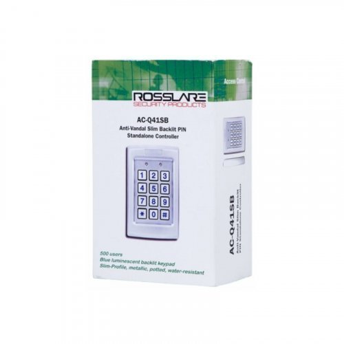 ROSSLARE AC-Q41SB Keypad backlit Standalone Access Control Unit (500-USER)
