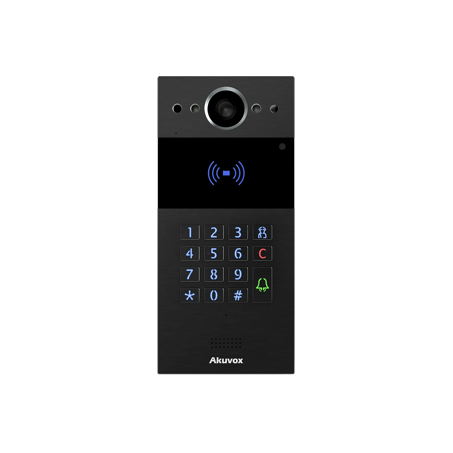 Akuvox R20K (Black) Compact SIP Video Door Phone with Keypad & RFID