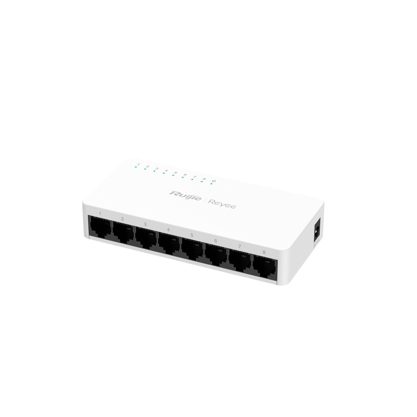 RG-ES08G-L 8-Port 10/100/1000 Mbps Unmanaged Non-PoE Switch – Gigabit, Fanless, Home & Small Office Networking