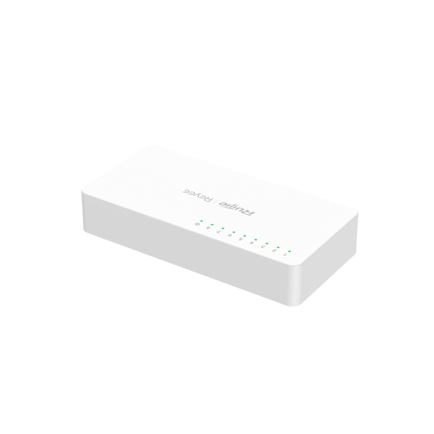 RG-ES08G-L 8-Port 10/100/1000 Mbps Unmanaged Non-PoE Switch – Gigabit, Fanless, Home & Small Office Networking