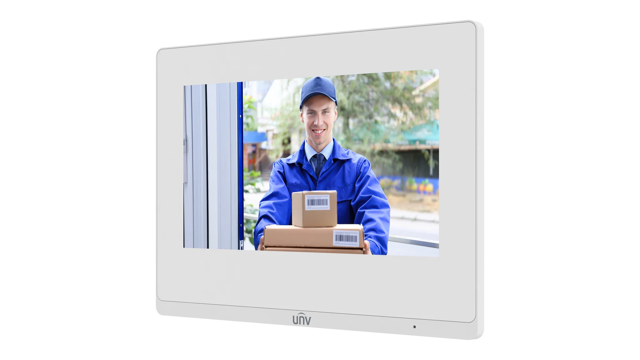 UNIVIEW OEI‑372S‑H‑W 7″ HD Indoor Intercom Station – Smart Video Door Entry Monitor