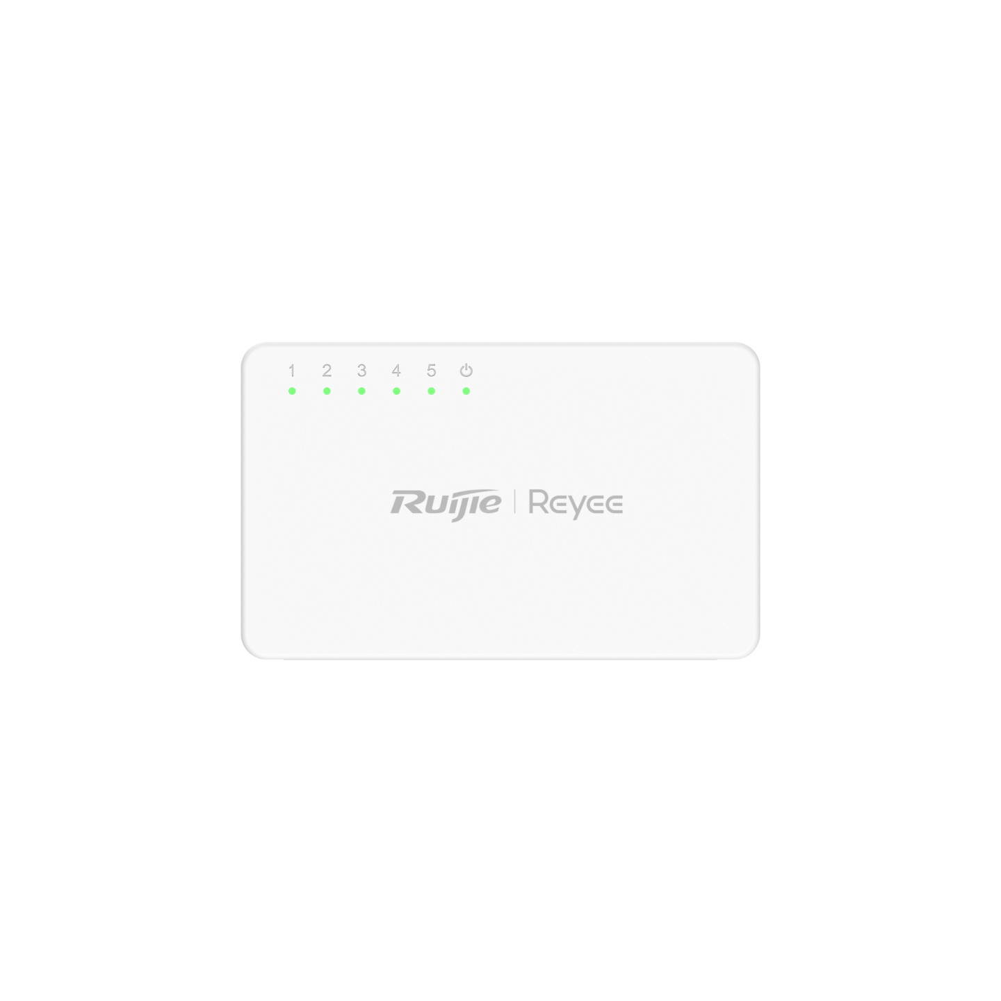 RG-ES05F 5-Port 10/100 Mbps Unmanaged Non-PoE Switch – Fanless, Metal/Plastic Casing, Home & Small Office Network