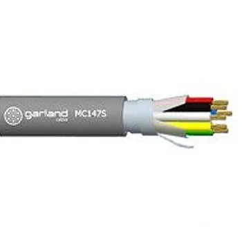 Garland 7 Core 14/0.20mm Shielded Security Cable – 250m Roll | MC147S | 21AWG, Screened, Grey PVC Sheath, ELV Rated