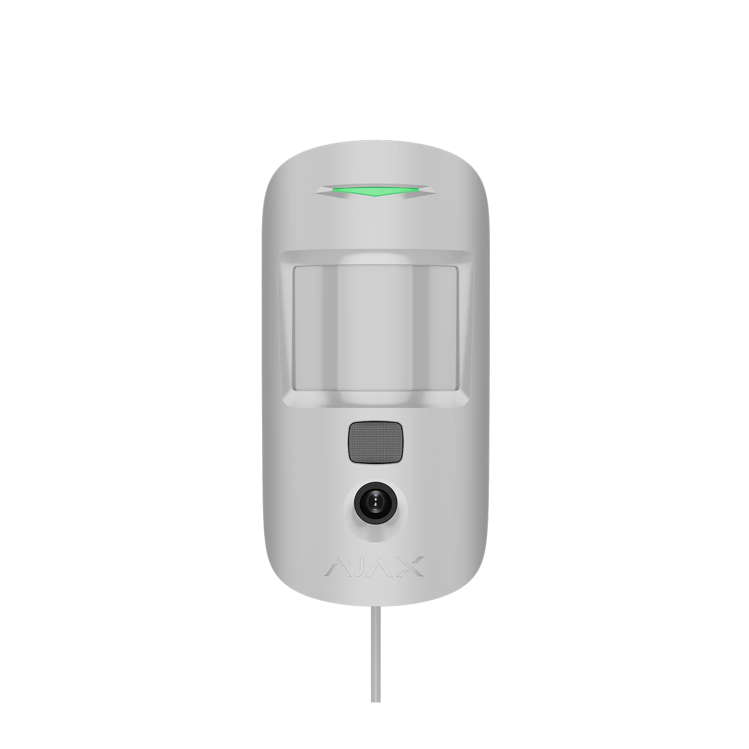 AJAX#44403 Ajax Superior MotionCam Fibra Wired PIR Motion Detector with Photo Verification – White / Black