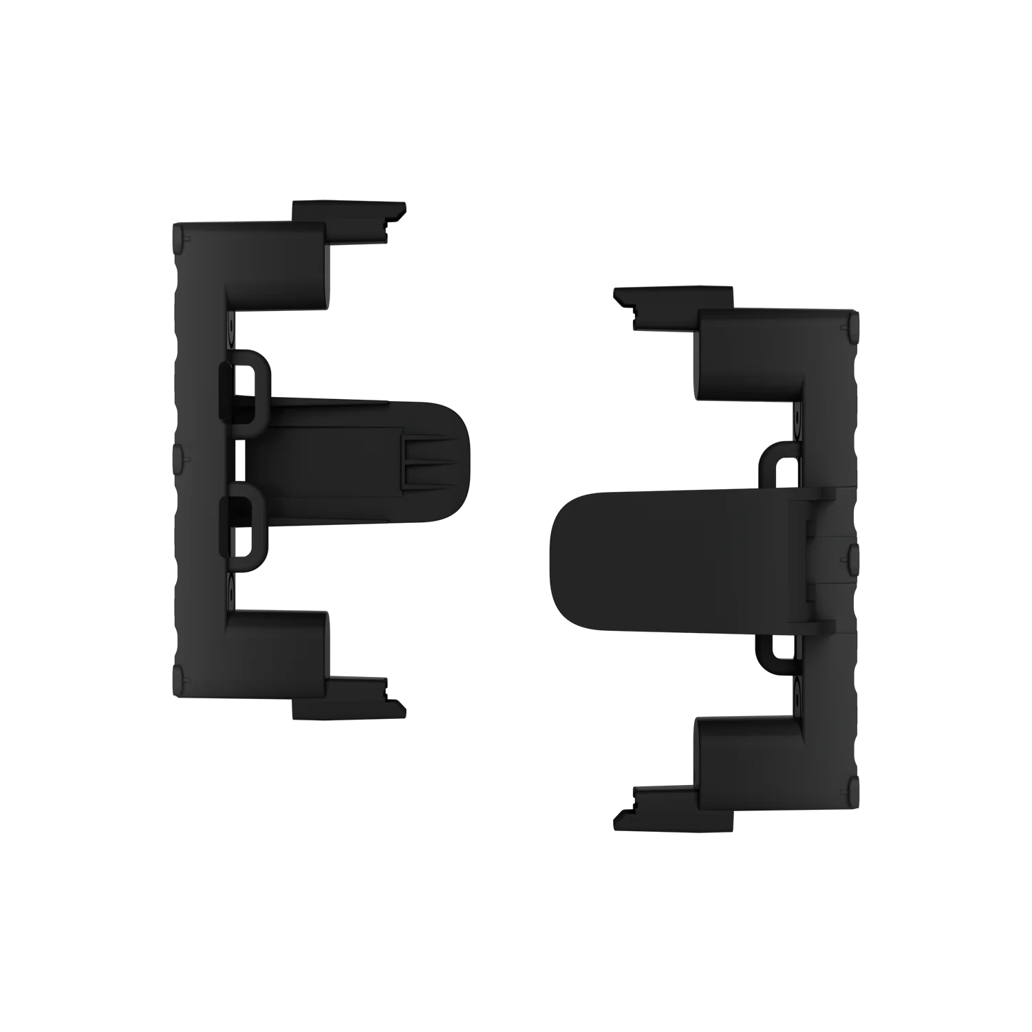 Ajax Module Holder Case B ASP alarm part in white and black, Fibra enclosure for Ajax security systems, Type B module holder.