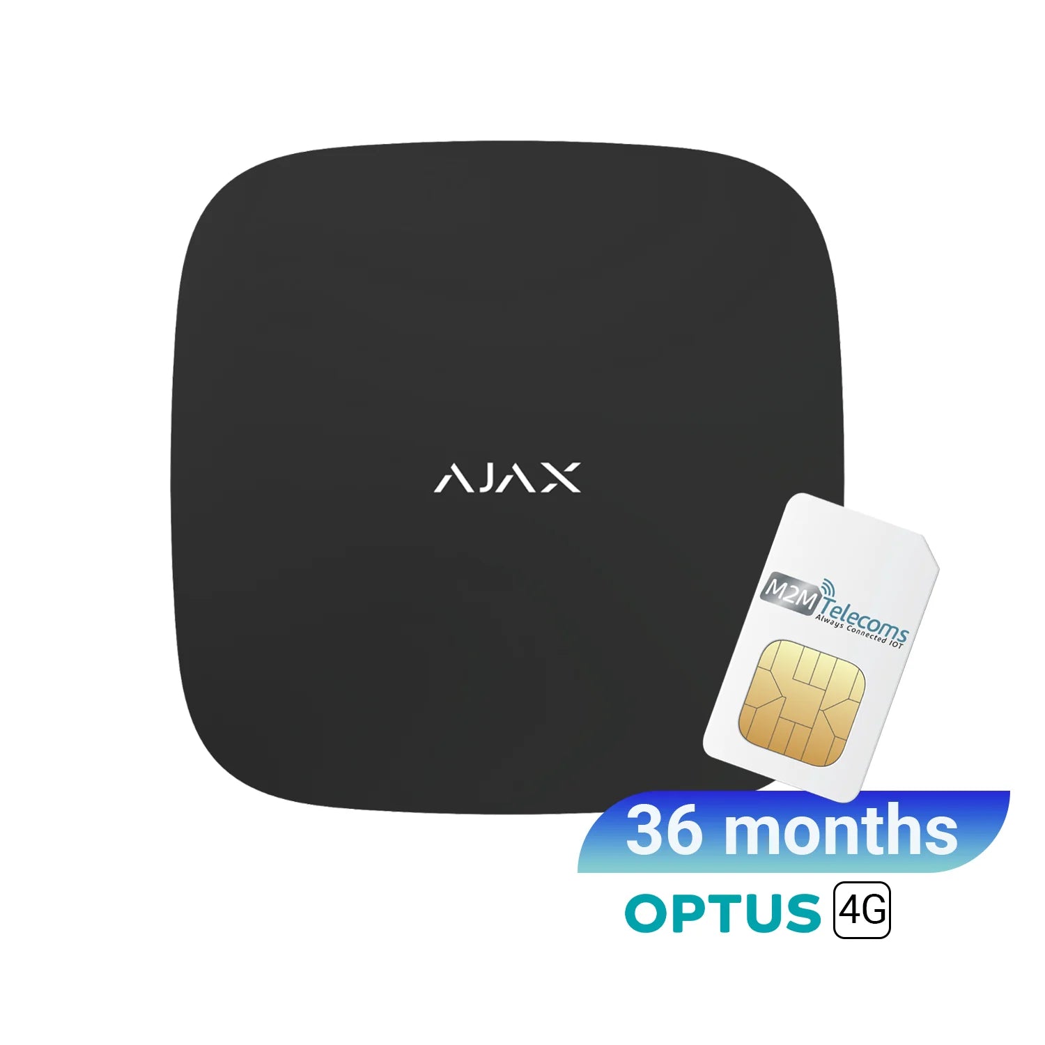 AJAX Hub 2 (4G) Jeweller White Optus 4G SIM Included 12/24/36 Months Plan Wireless Security Hub – AJAX#80011 - CCTV Importers