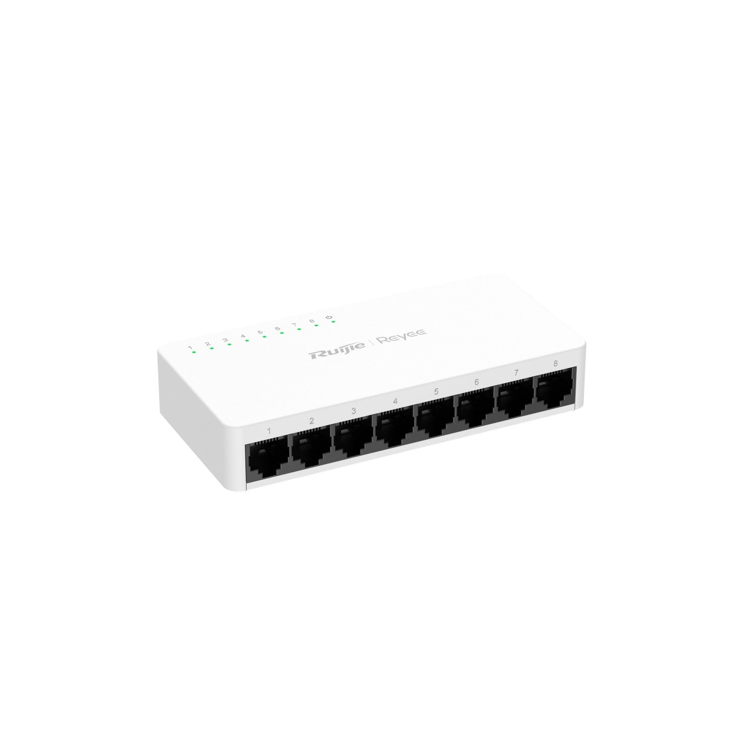 RG-ES08G-L 8-Port 10/100/1000 Mbps Unmanaged Non-PoE Switch – Gigabit, Fanless, Home & Small Office Networking